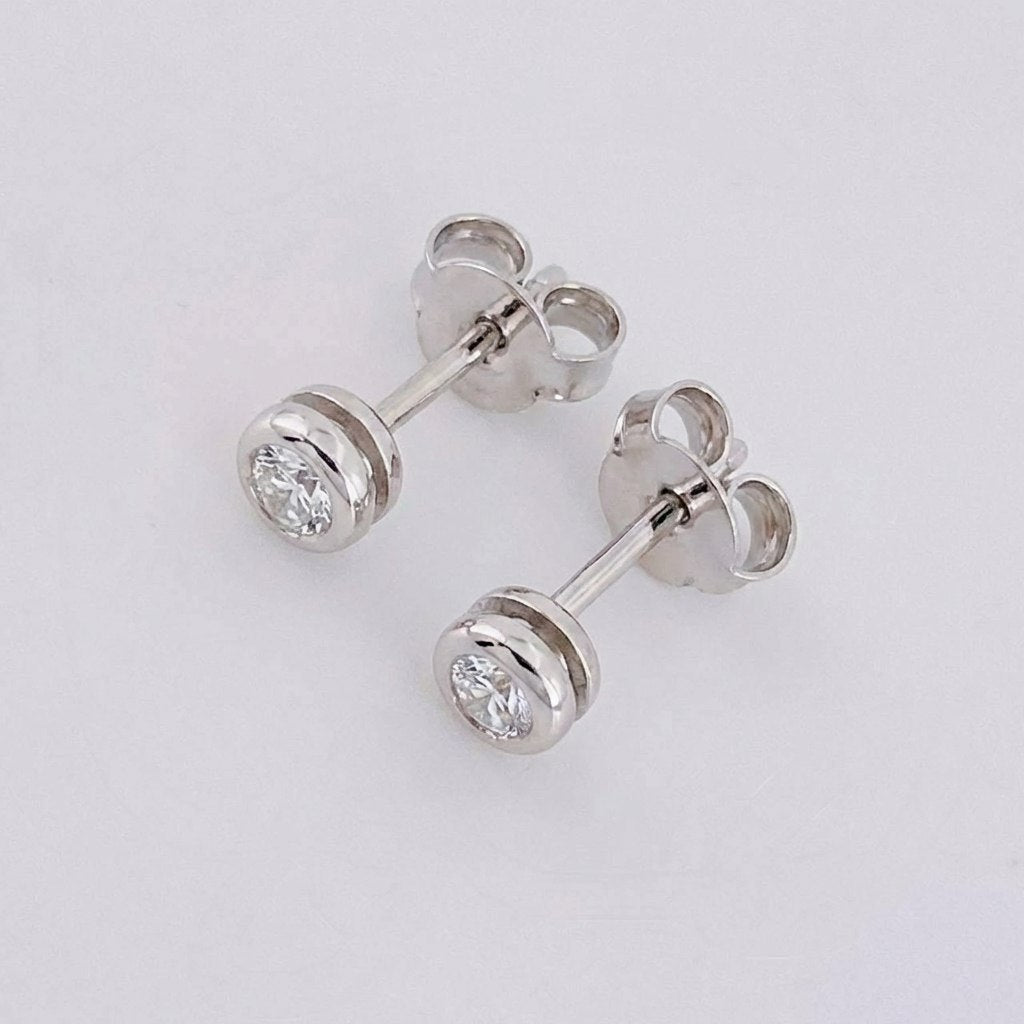 Topos Cetro Diamante 14Pts 1.15 g / 4.3 mm Oro Blanco 18K