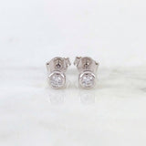 Topos Cetro Diamante 14Pts 1.15 g / 4.3 mm Oro Blanco 18K