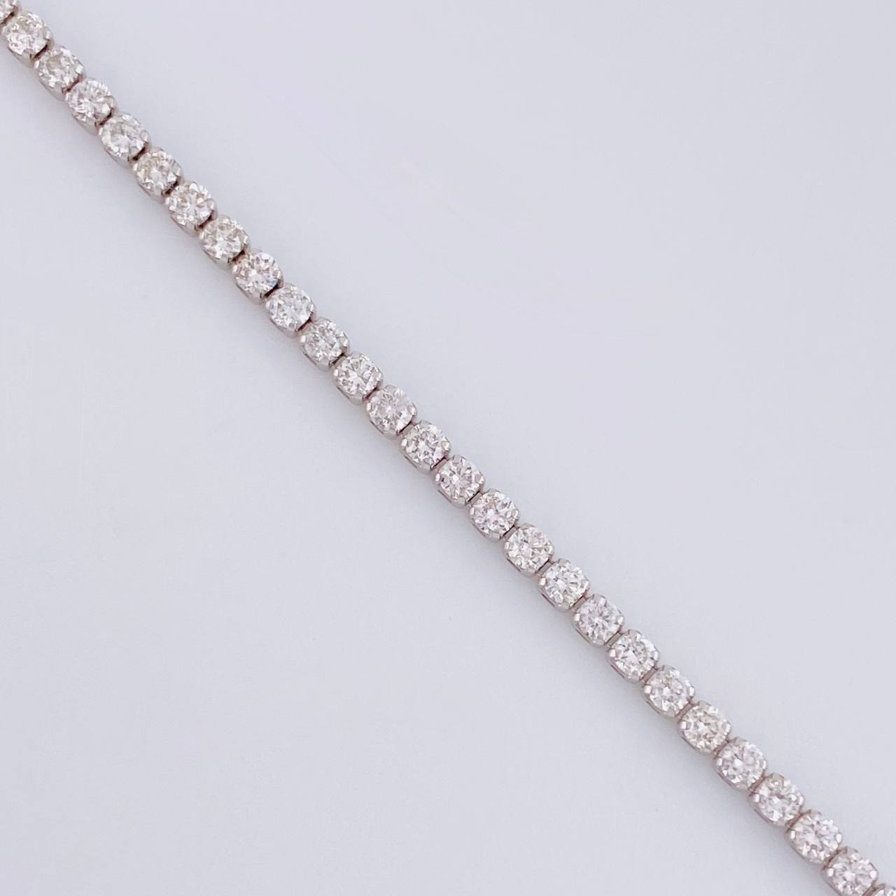 Pulso Tenis Diamantes 2,08 Qts 2.4 g / 18.1 cm / 1.9 mm Oro Blanco 18K