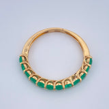 Anillo Churumbela Esmeralda 1.9gr / T6 3/4 / Oro Amarillo 18K %