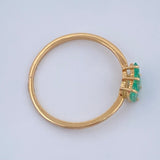Anillo Arcordeon Esmeralda 1.05gr / T5 1/4 / Oro Amarillo 18K %