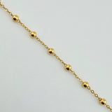 Pulso Denario 1.35gr / 2.5cm / 1.8mm Oro Amarillo +4 18K *