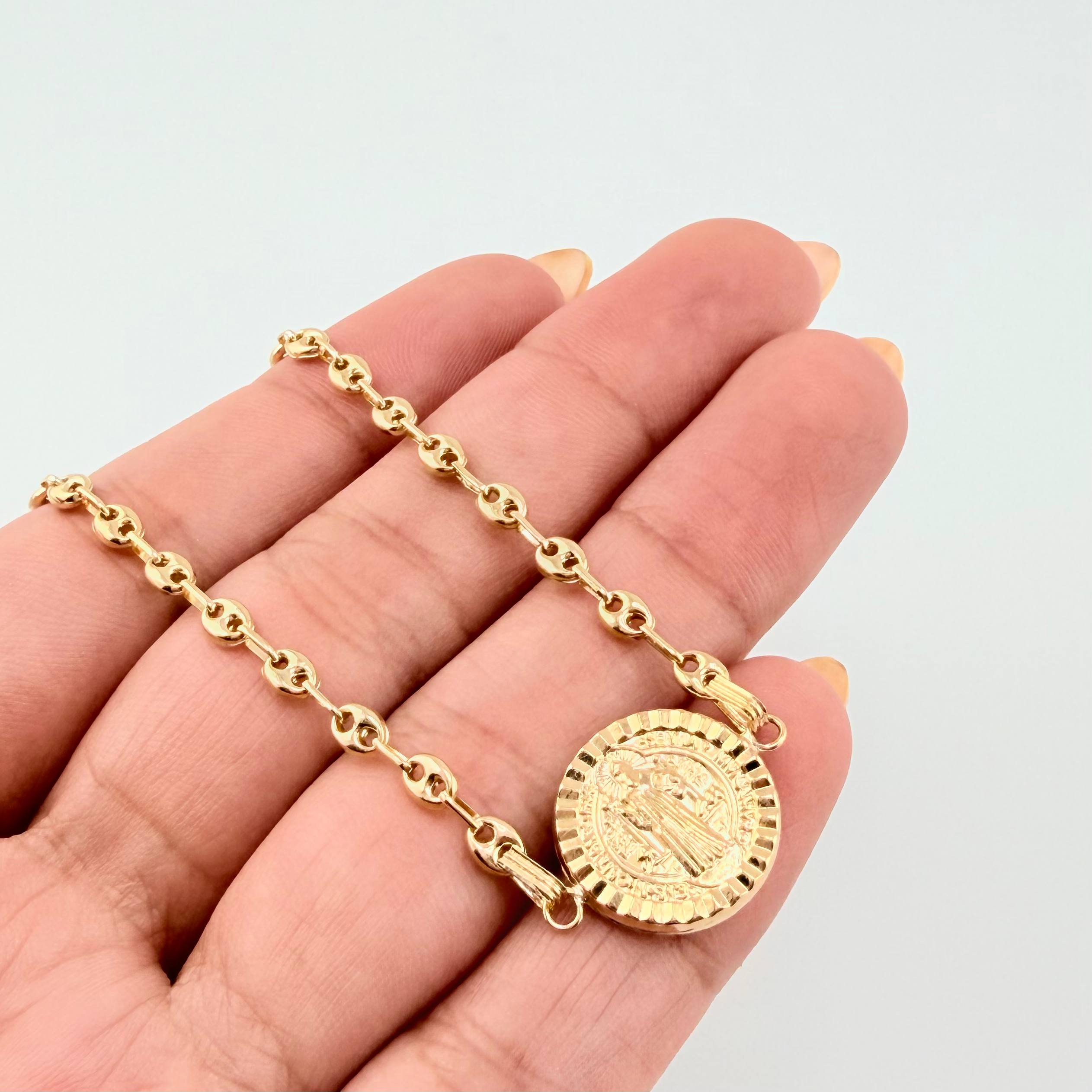 Pulso GC Herraje San Benito 3.1gr / 18.5cm / 3.2mm Oro Amarillo 18K ©