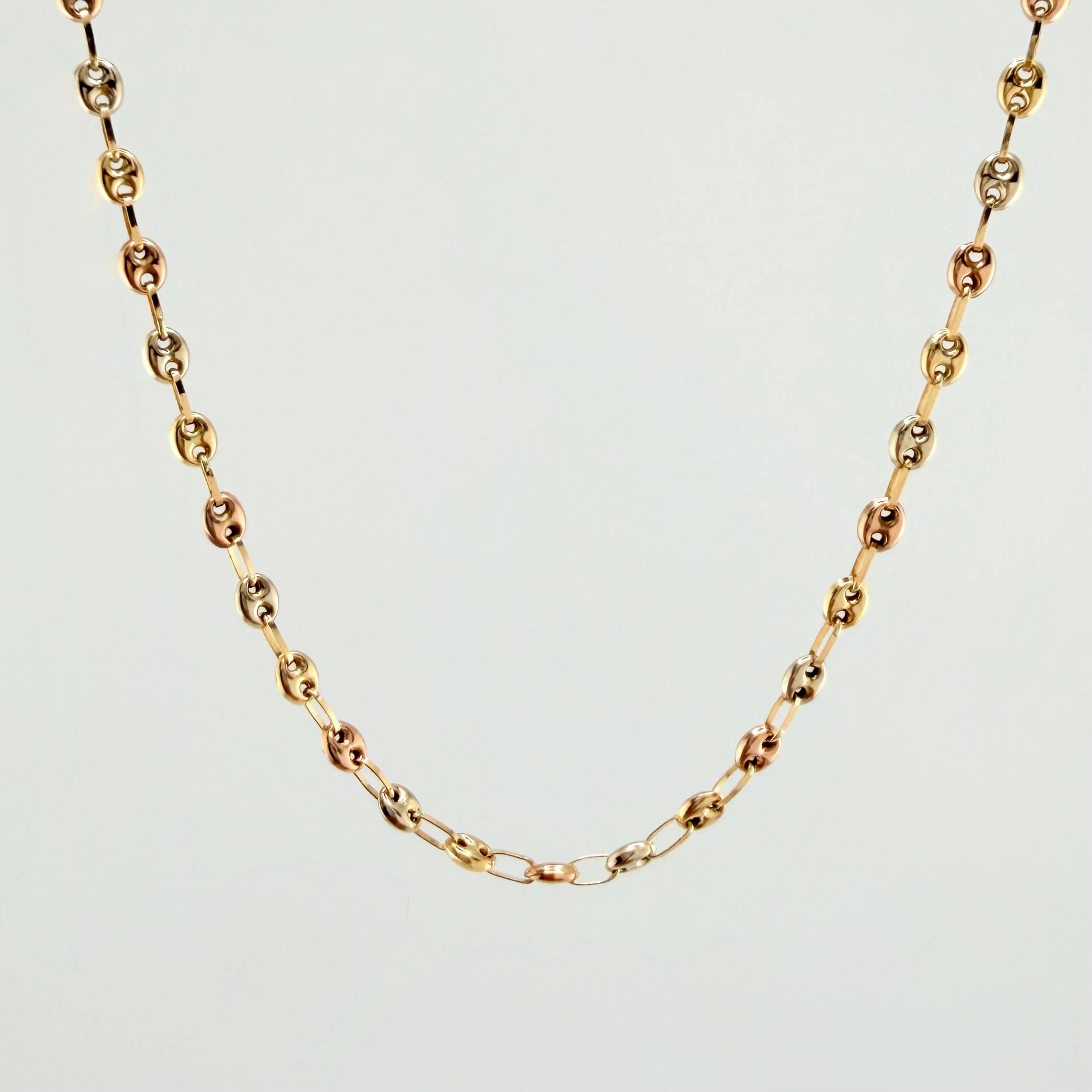 Cadena GC 5.15gr / 45cm / 3.3mm Tres Oros 18K
