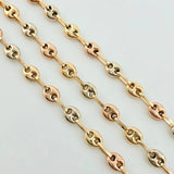 Cadena Gc 7.35 g / 51 cm / 4.7 mm Tres Oros 18K