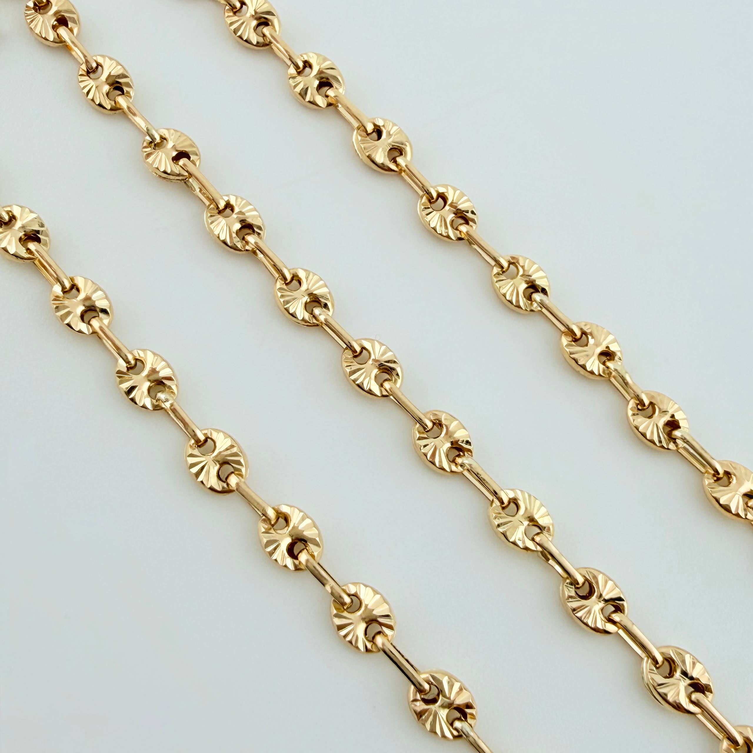 Cadena GC 5.3gr / 45cm / 3.3mm Oro Amarillo 18K
