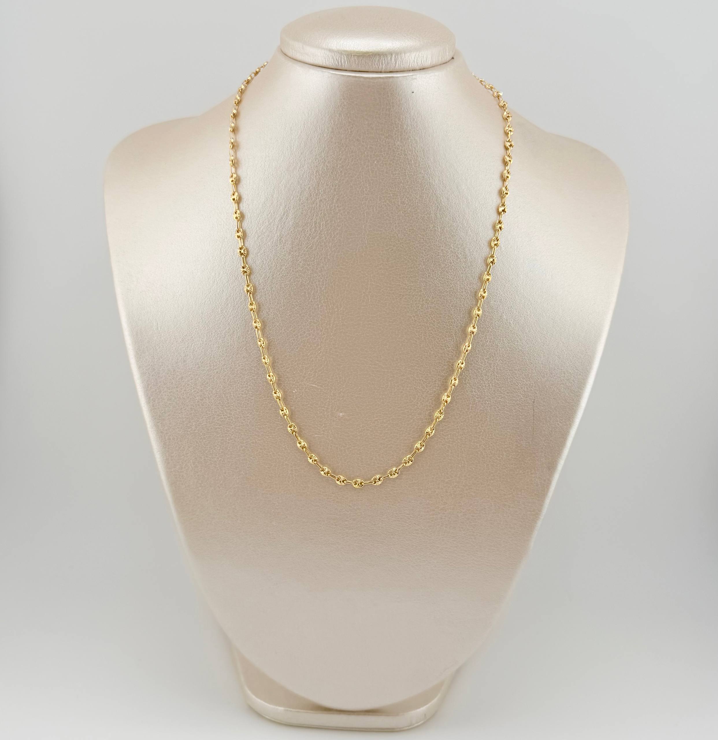 Cadena GC 5.3gr / 45cm / 3.3mm Oro Amarillo 18K