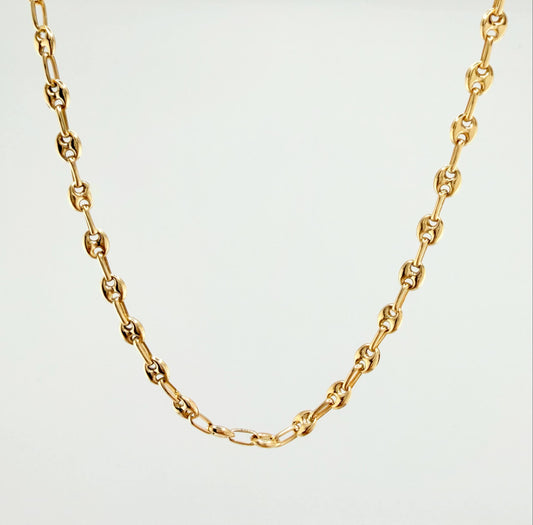 Cadena GC 7.45gr / 50cm / 3.3mm Oro Amarillo 18K