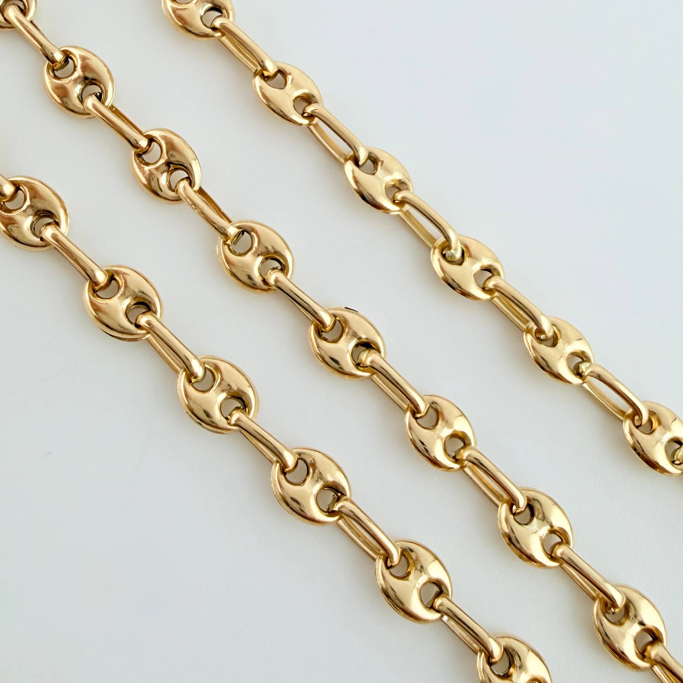 Cadena Gucci 5.1gr / 45cm / 3.7mm Oro Amarillo 18K ©