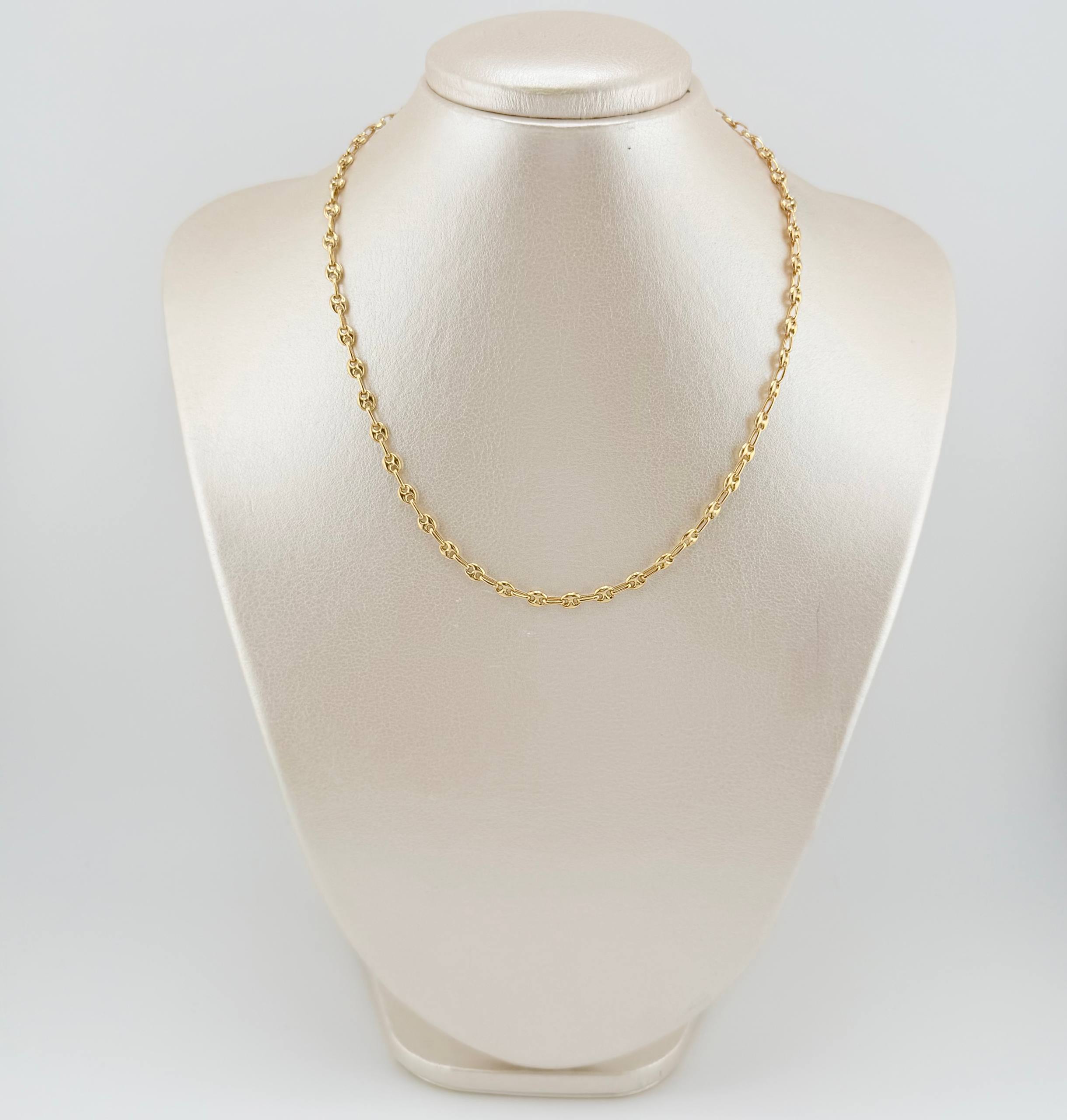 Cadena Gucci 5.1gr / 45cm / 3.7mm Oro Amarillo 18K ©