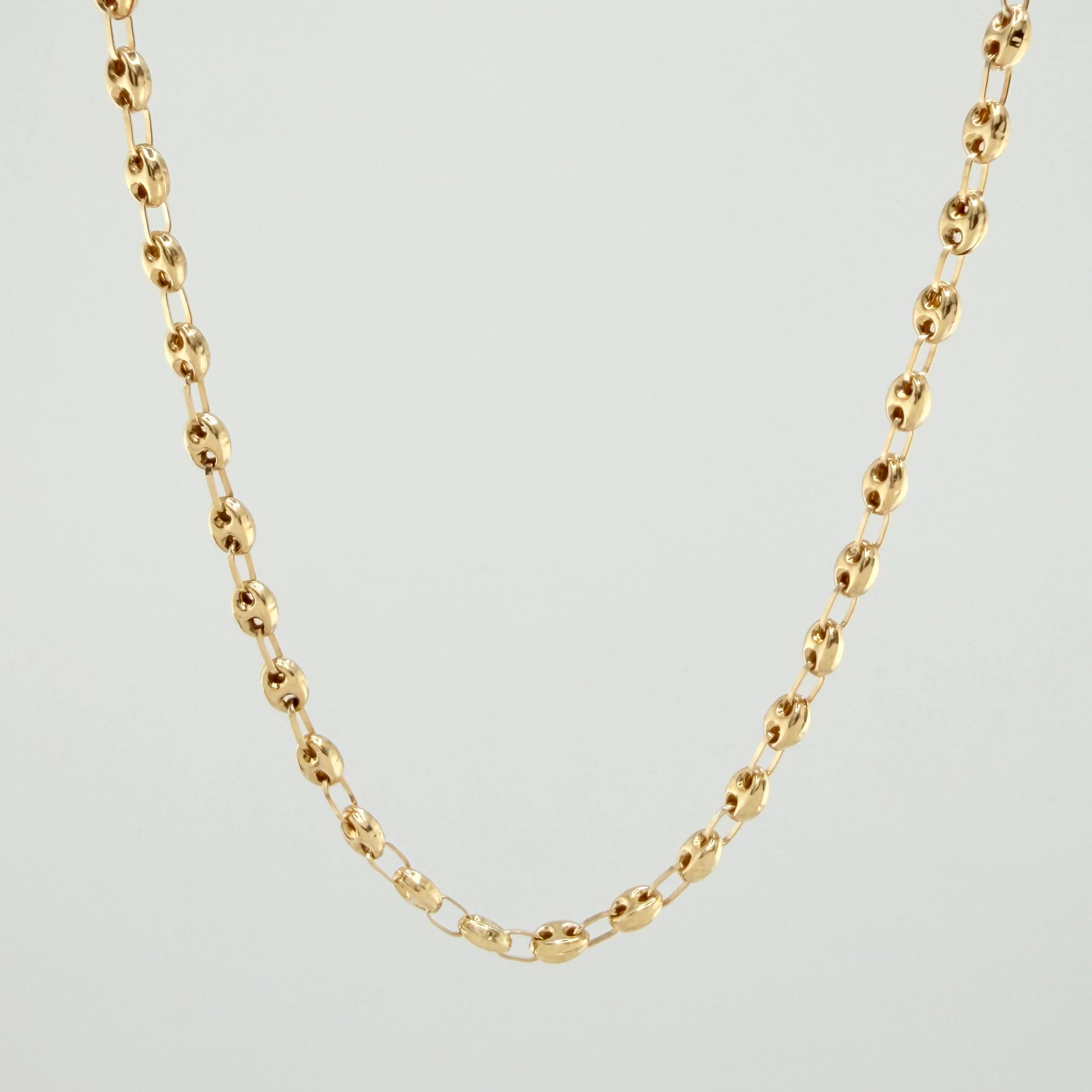 Cadena GC 6.85gr / 45cm / 4.3mm Oro Amarillo 18K