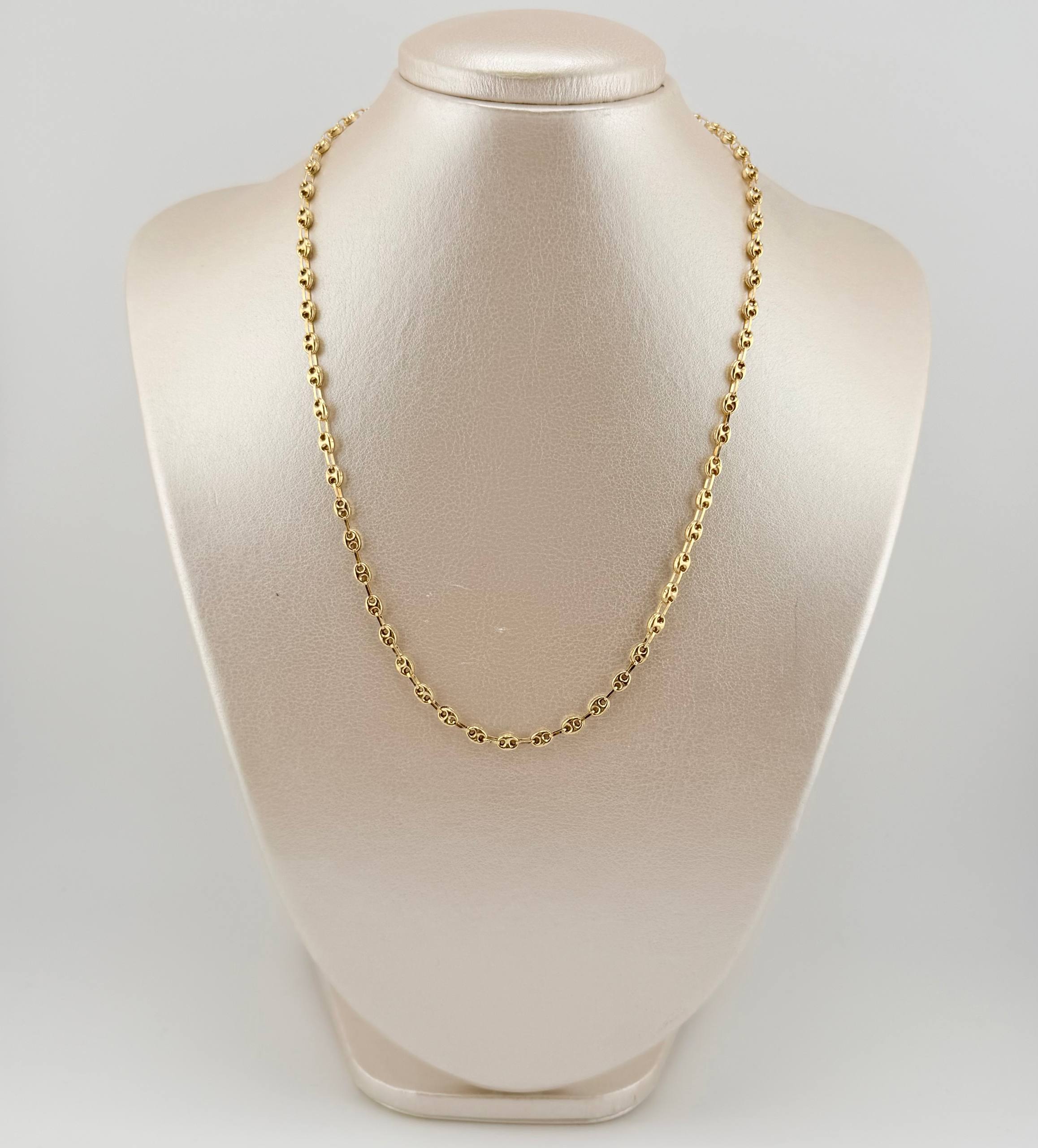 Cadena GC 7.45gr / 50cm / 3.3mm Oro Amarillo 18K