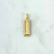 Dije Lingote 5.4gr / 3.1cm / Liso Oro Amarillo 18K