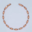 Pulso Eslabon Diamantado 4.9gr / 21.5cm / Oro 18K $