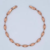 Pulso Eslabon Diamantado 4.9gr / 21.5cm / Oro 18K $