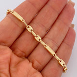 Pulso Rustica Tornillo 5.3gr / 22cm / Oro 18K $