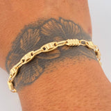 Pulso Rustico Barril 5.4gr / 21cm / Oro 18K $