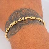Pulso Rustico Barril 5.4gr / 21cm / Oro 18K $