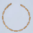 Pulso Rustico Barril 3.6gr / 21.5cm / Oro 18K $