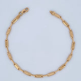 Pulso Rustico Barril 3.6gr / 21.5cm / Oro 18K $
