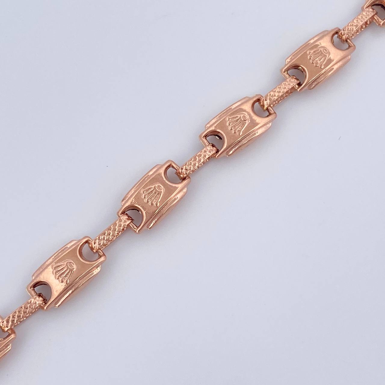 Pulso Rustico Corona RX 7.55gr / 21.3cm / Oro 18K $