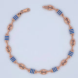 Tobillera Rustica Tornillo 6.8gr / 24.5cm / Oro 18K $