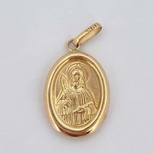 Dije San Bartolome 1.45gr / 3cm / Oro 18K $