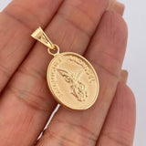 Dije San Miguel Arcángel 1.7gr / 3cm / Oro 18K $