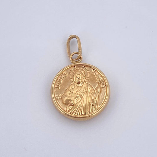 Dije San Judas Tadeo 1.1gr / 2cm / Oro 18K $