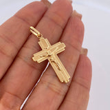 Dije Cruz Cristo 1.6gr / 4cm / Oro 18K $