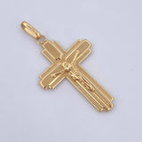Dije Cruz Cristo 1.6gr / 4cm / Oro 18K $