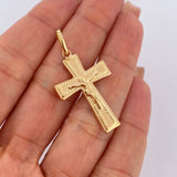 Dije Cruz Cristo 1.75gr / 4cm / Oro 18K $