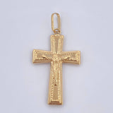 Dije Cruz Cristo 1.75gr / 4cm / Oro 18K $