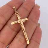 Dije Cruz Cristo 2gr / 4.6cm / Oro 18K $