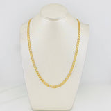 Cadena Cubana 8.85g / 60cm / 4.21mm Oro Amarillo 18K