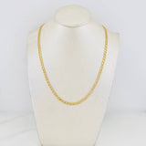Cadena Cubana 5.35g / 60cm / 3.44mm Oro Amarillo 18K