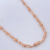 Cadena Rustica Dubai 28.9gr / 61.1cm / Oro Rosa 18K &