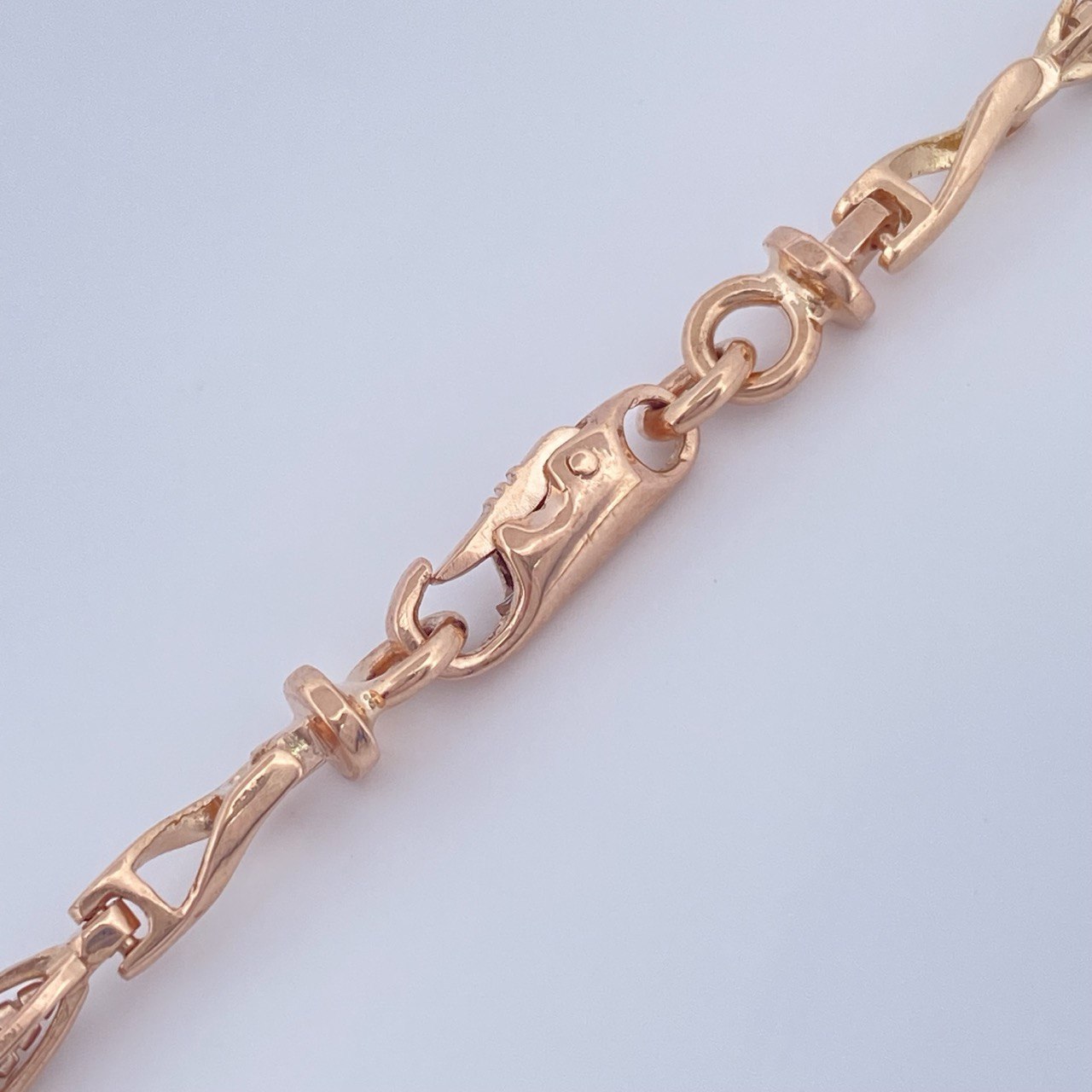 Cadena Rustica Dubai 28.9gr / 61.1cm / Oro Rosa 18K &