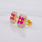 Topos Trébol 2.5g / 9.7mm Oro Amarillo 18K