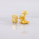 Topos Trébol 0.45g / 5.95mm Oro Amarillo 18K