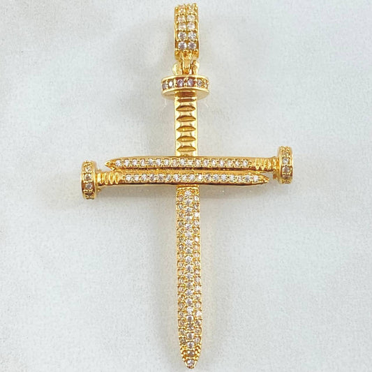 Dije Cruz Clavo 6.15gr / 5.5cm / Oro 18K ©