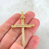 Dije Cruz Clavo 6.15gr / 5.5cm / Oro 18K ©