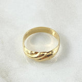 Anillo Olas Paralelas 1.75gr / T7 1/2 / Oro Amarillo 18K