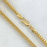 Cadena Franco 13.05gr / 50cm / +3 Oro 18K ©