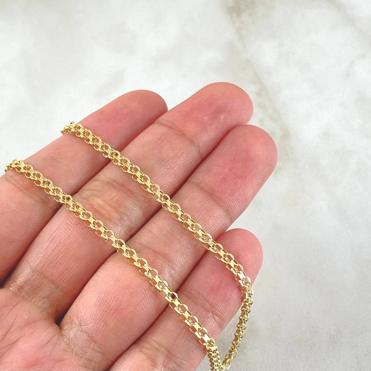 Cadena China 3.6gr / 60cm / +0 Oro 18K ©