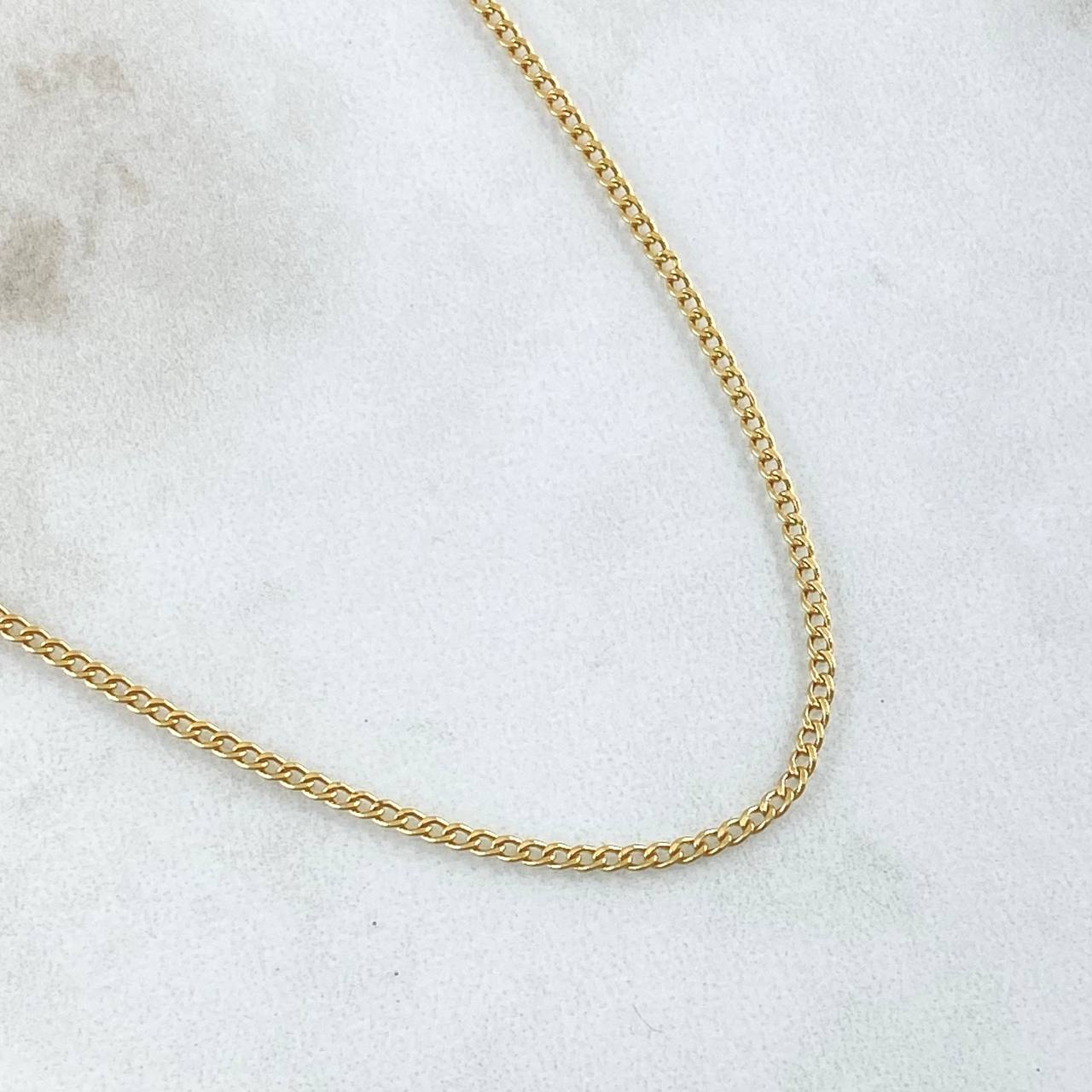 Cadena Cubana 1.6gr / 60cm / +1 Oro 18K ©