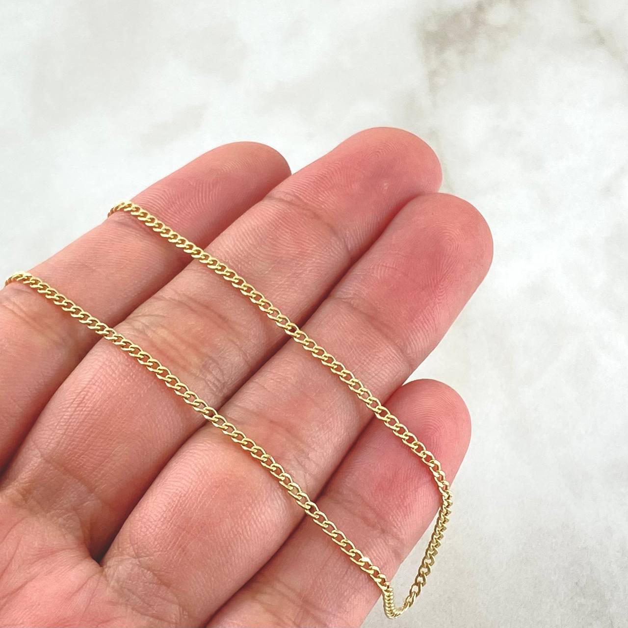 Cadena Cubana 1.6gr / 60cm / +1 Oro 18K ©