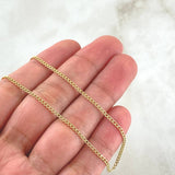 Cadena Cubana 1.6gr / 60cm / +1 Oro 18K ©