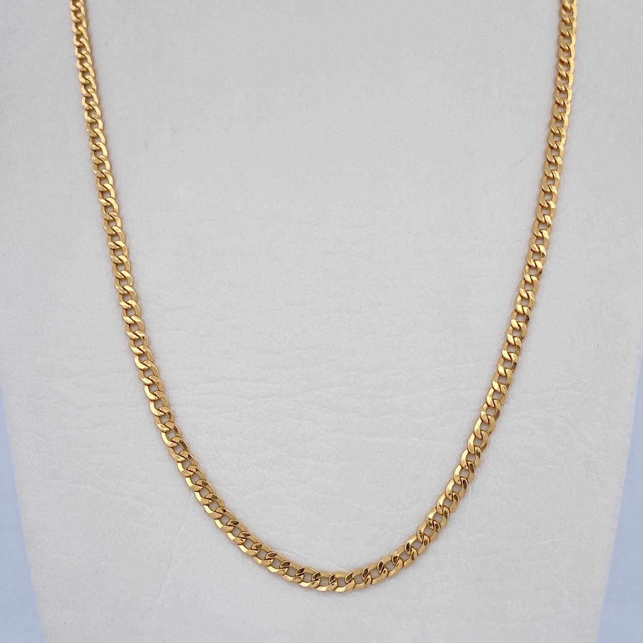 Cadena Cubana 6.2gr / 71cm / 2.5mm Oro Amarillo +0 18K &