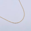 Cadena Morse 1.45gr / 44.5cm / 0.5mm Oro Amarillo +3 18K &